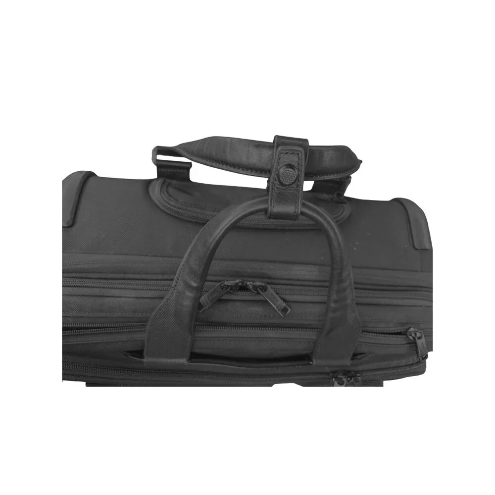 Tumi Alpha Deluxe 4-Wheeled Laptop Case Brief - Black | Gently Used